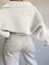 'Fable' Winged Sleeve Sweater - Celes Fashion